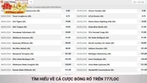 Cá Cược Bóng Rổ