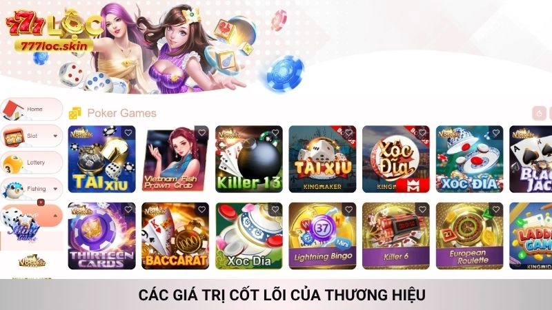 Giới thiệu 777loc - Sứ mệnh, lịch sử nhà cái uy tín hàng đầu 3 Các giá trị cốt lõi của thương hiệu