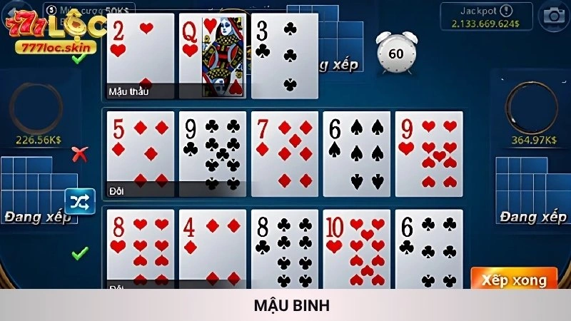 Mậu binh 777loc - Cách chơi binh xập xám hay từ lão làng 1 Mậu Binh 777loc