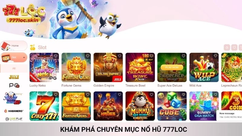 Khám phá chuyên mục Nổ hũ 777loc